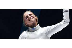 Catrina Lehis epée fencer, PBT's sponsored athlete