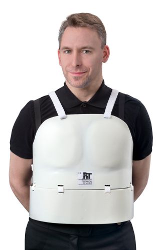 Extended chest protector for men