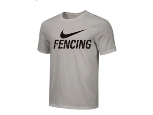Nike Fencing Swoosh Tee Grey/Black