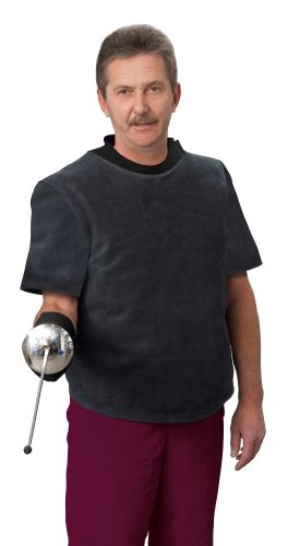 Coach jacket leather with short leather sleeve PROFI for men