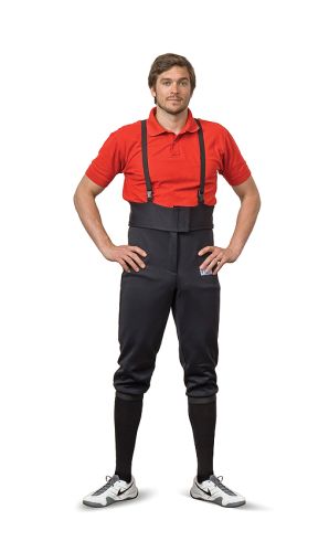 Fencing pants BLACK Elastic 350 N for men with removable hippad