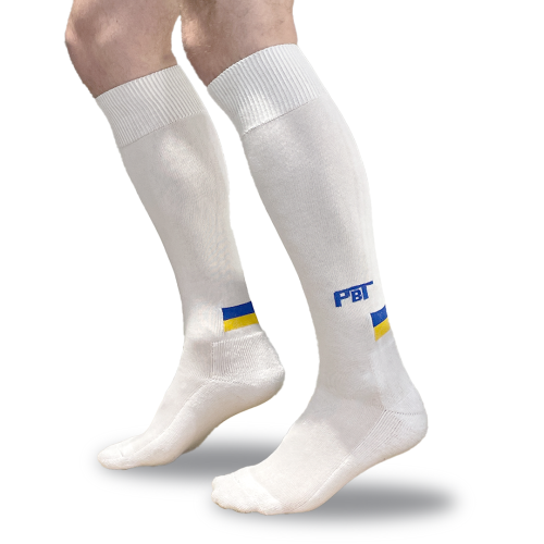 Fencing socks with UKRAINIAN flag