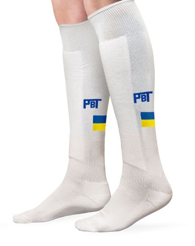 Fencing socks with UKRAINIAN flag