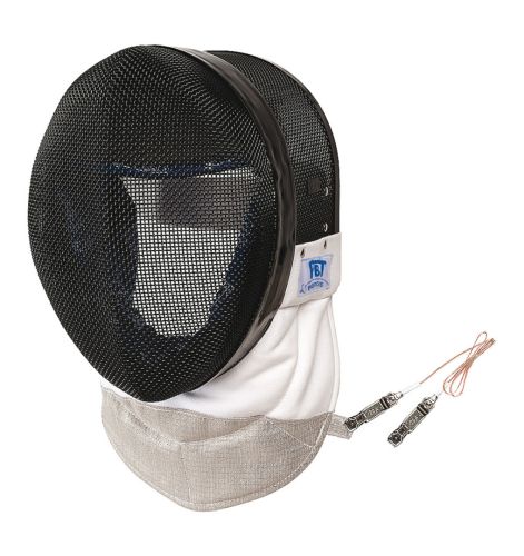 Foil mask 350 N BLACK with double backstrap incl. mask cable