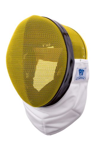 Epée mask 350 N YELLOW with double backstrap