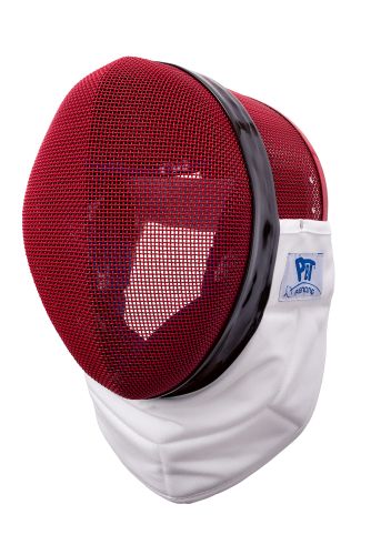 Epée mask 350 N RED with double backstrap