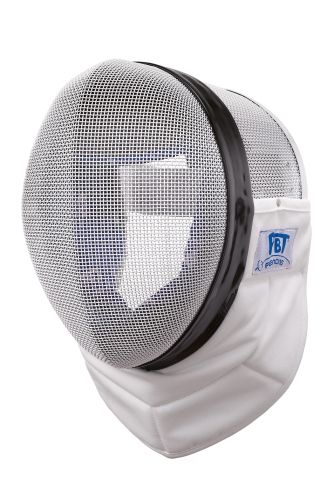 Epée mask 350 N WHITE with double backstrap