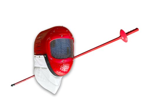 Plastic fencing foil kit (1 mask + 1 foil)
