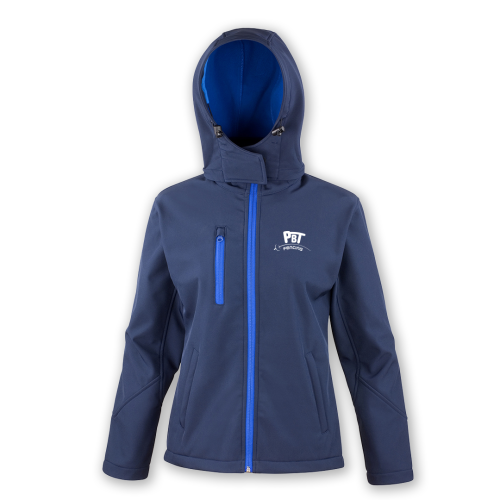Softshell jacket dark blue for women PBT