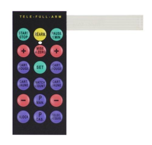 Tele-Full-Arm membrane keyboard for FA5 remote control