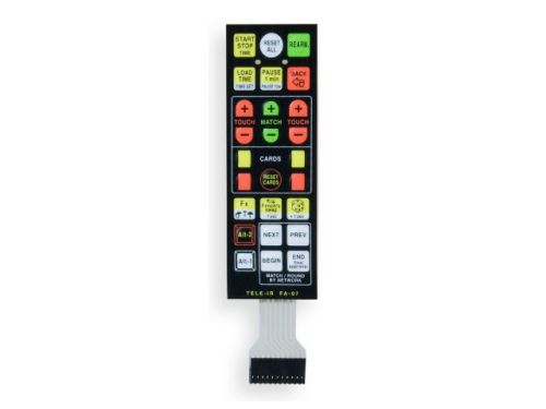 Tele-Full-Arm membrane keyboard for FA7 remote control