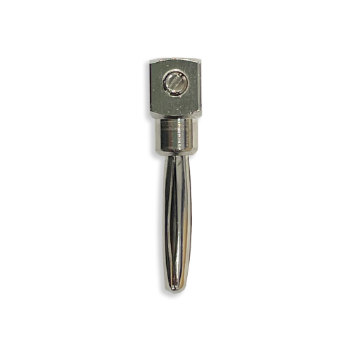 Pin to cable plug, 3mm pin