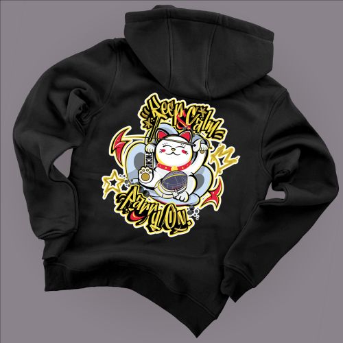 FNCNG Keep Calm & Parry On Hoodie Black