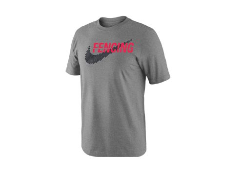 Nike Fencing Swoosh Tee grey/red