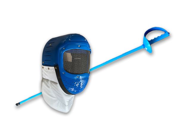 Plastic fencing sabre kit (1 mask + 1 sabre)