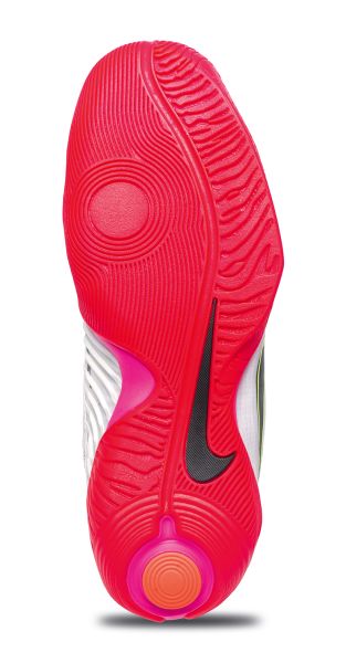 Fencing Shoes Nike Ballestra 2 White-Orange-Pink